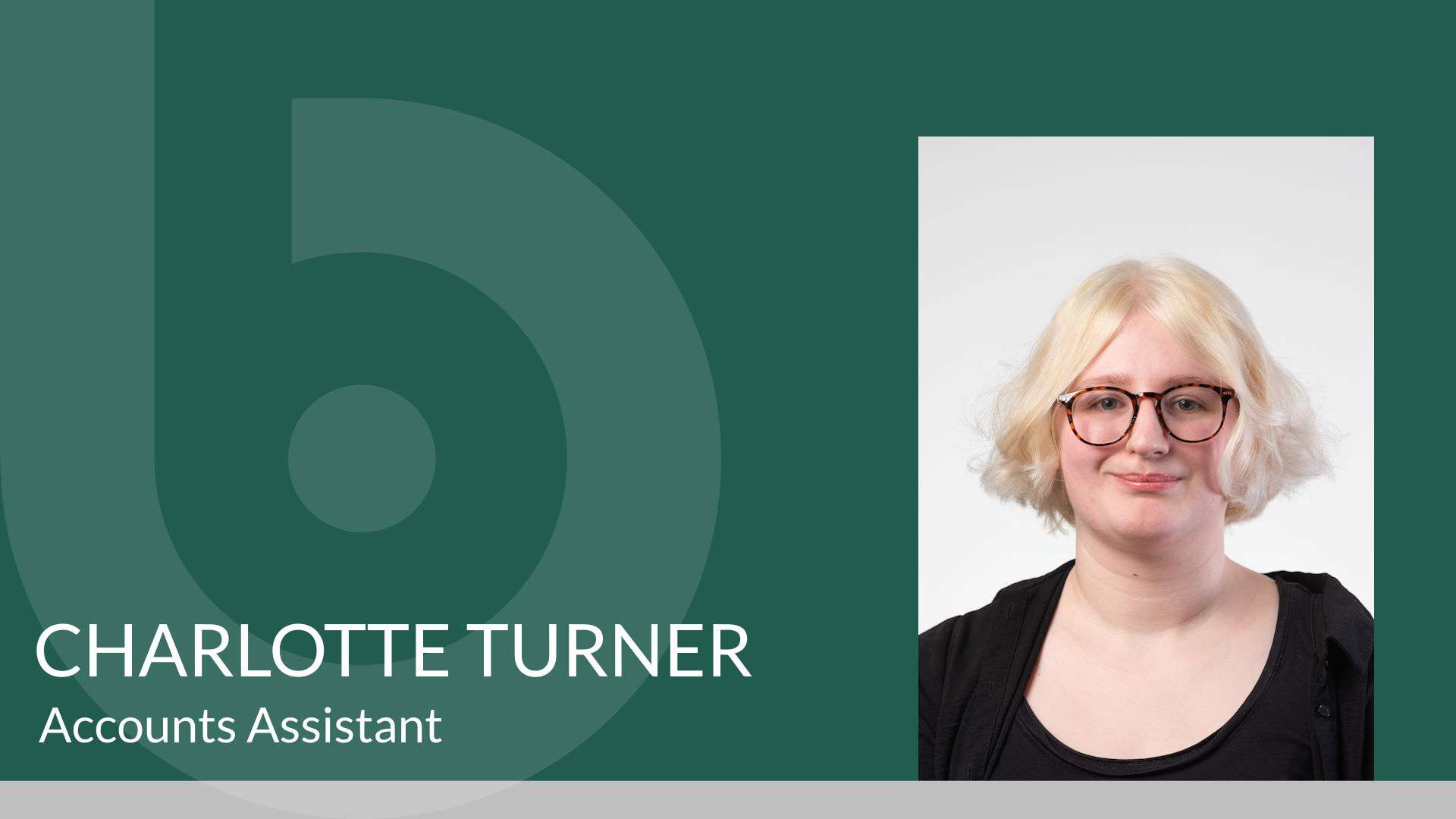 Charlotte Turner - Accounts Assistant